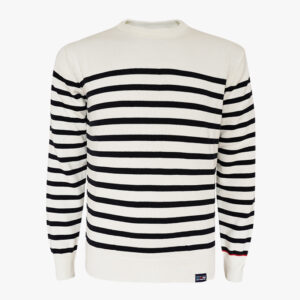 Streifenpullover für Herren Natural-Navy