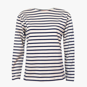 Klassisches Streifenshirt Natural-Navy