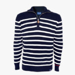 Matrosenpullover De Luxe für Herren Navy-Natural