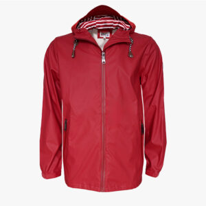 Windjacke kurz mit Streifenfutter Bordeaux