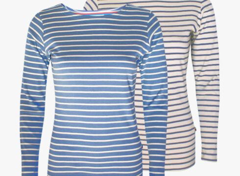Tailliertes Ladyshirt Kombi-Angebot Jeans-Natural