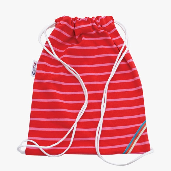 Bretons Rucksack in der Farbe Rot - Fuchsia